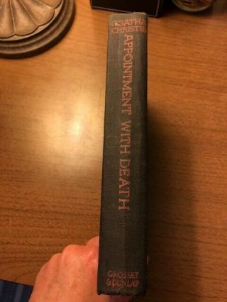 Agatha Christie Appointment With Death.  First Edition.  Dodd Mead 1938 NO D/J 2