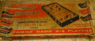 1950s Nhl Pro Hockey - Tabletop Game By Eagle Toys