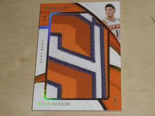 2018 - 19 Panini Immaculate Team Logo Patch Devin Booker 3/6