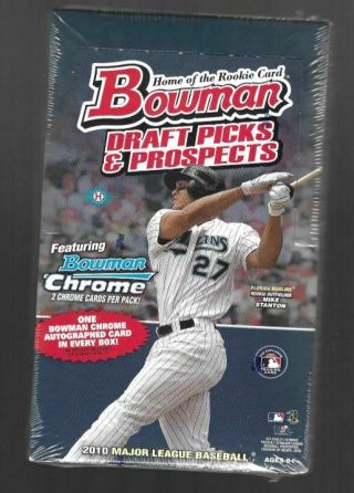 2010 Bowman Draft Picks And Prospects Hobby Box