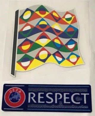 2018 - 2019 Uefa Nation League Soccer Football Jersey Patch Badge Respect Set