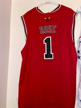 Derrick Rose Chicago Bulls Jersey Mens Xl Authentic Adidas