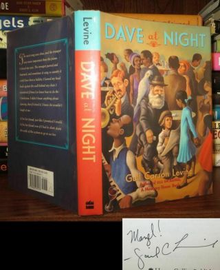 Levine,  Gail Carson Dave At Night Signed 1st 1st Edition 1st Printing