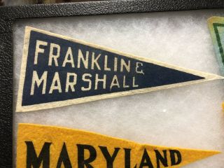 Franklin Marshall 1950’s College Football 7 1/2” Felt Pennant