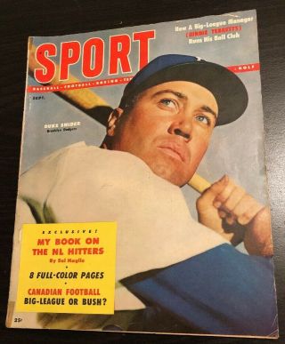 1954 Sport Bear Bryant Texas A&m Ted Williams Red Sox Joe Louis Jackie Robinson