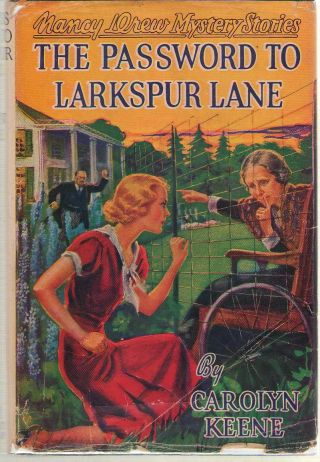 Nancy Drew 10 The Password To Larkspur Lane By Carolyn Keene Hb/ Dj 1947a - 30