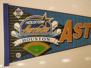 Houston Astros Baseball Full Size 30 Inch Pennant