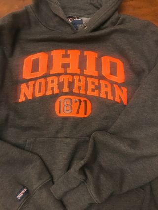 Ohio Northern University Mens Large Hooded Sweatshirt Large By Jansport
