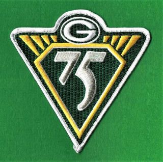 Green Bay Packers Nfl 75th Anniversary 1993 Uniform Patch