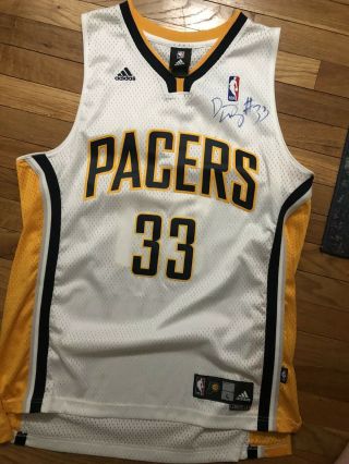 Adidas Swingman Nba Indiana Pacers Danny Granger Signed Autograph Jersey,  Size L