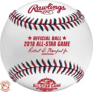 Rawlings Official 2018 Mlb All Star Game Baseball Washington Nationals Boxed Nib