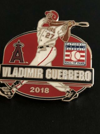 2019 Vladimir Guerrero Angels Baseball Hall Of Fame Official Pin