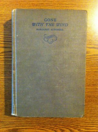 1936 Gone With The Wind,  Margaret Mitchell,  1st,  Hc Book