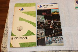 1971 & 1973 Montreal Expos Baseball Media Guides