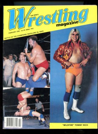 7 Issues 1981 Wrestling News/ring 