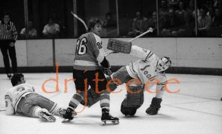 Gilles Meloche California Golden Seals - 35mm Hockey Negative
