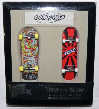 Christian Hosoi Tech Deck Then & Now Series 1988/06 Santa Cruz Skateboard (boxe)