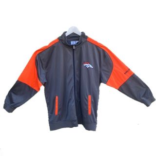 Nfl Team Apparel Denver Broncos Track Warm - Up Jacket Full Zip 3xl - Exc