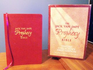 Jack Van Impe Prophecy Bible King James Limited Leather Collector 