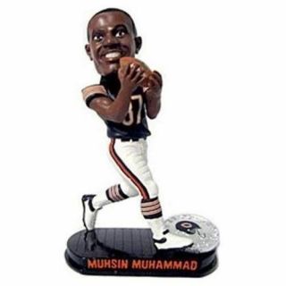 Chicago Bears Mussin Muhammad Forever Collectible Black Base Edition Bobble Head