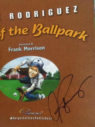 Alex Rodriguez Signed/autographed Edition Out Of The Ballpark Book Freeshipping