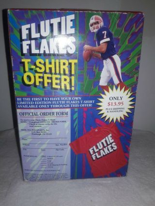 Flutie Flakes 1999 Limited Edition Collector ' s Box.  Buffalo Bills. 2