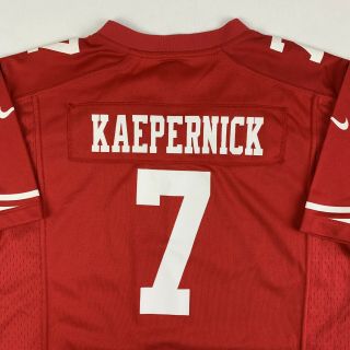 San Francisco 49ers Colin Kaepernick 7 Nike Football Jersey Youth Large 14/16