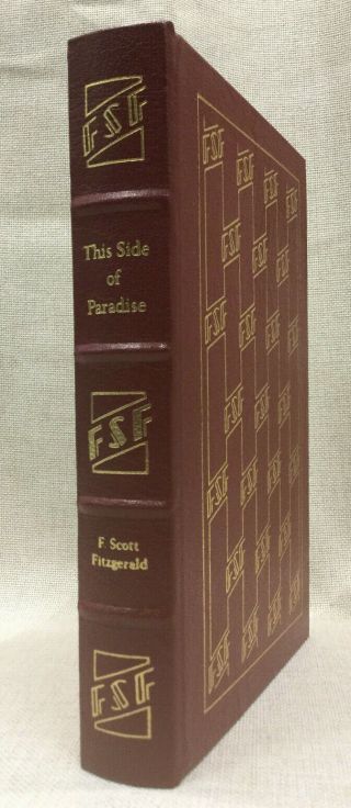This Side Of Paradise F Scott Fitzgerald Easton Press Leather Collectors Edition