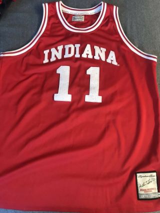 Isaiah Thomas Vintage Indiana Hoosier Mens Basketball Jersey 3xl Signature