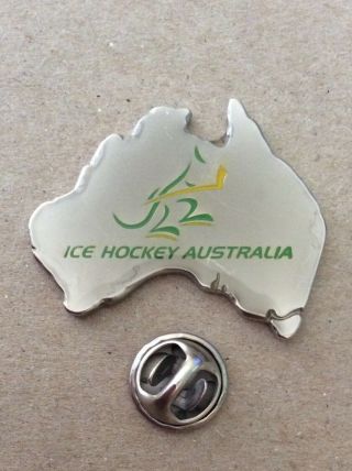 Iihf Ice Hockey Pin Australia Team.  Nhl Badge
