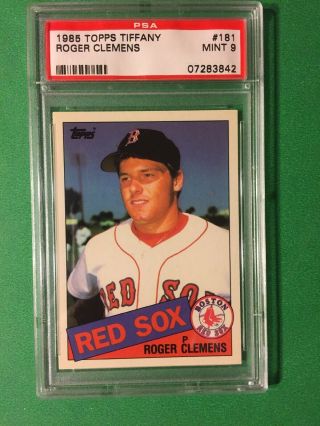 1985 Topps Tiffany Roger Clemens Psa Graded 9 " The Rocket " (a Must Have)