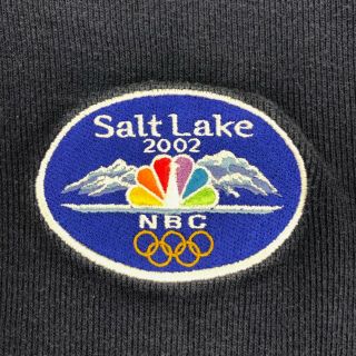 Columbia Official 2002 Salt Lake City Olympics NBC Sports Crew Sweater • XL 3