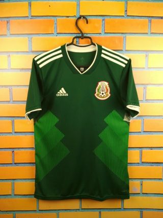 Mexico Jersey Small 2018 2019 Home Shirt Bq4701 Soccer Football Adidas