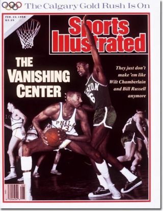 February 22,  1988 Bill Russell Boston Celtics Sports Illustrated No Label 1