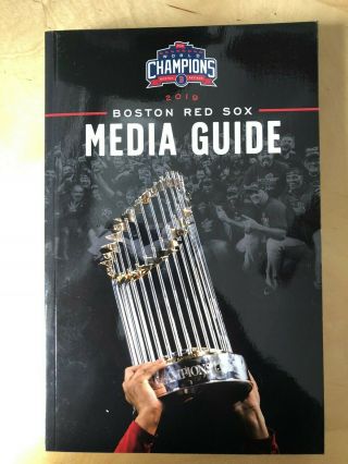 2019 Boston Red Sox Media Guide -