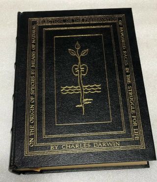 Easton Press On The Origin Of Species By Charles Darwin,  100 Greatest Books 1976