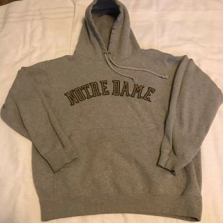 Ncaa Notre Dame Fighting Irish Gray Hoodie Sweatshirt M Med Medium By Champs Euc