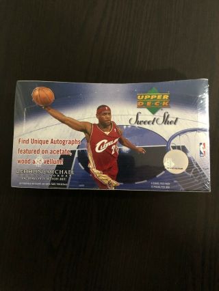 2005 - 06 Ud Sweet Shot Hobby Box Factory Look For Lebron And Jordan Autos