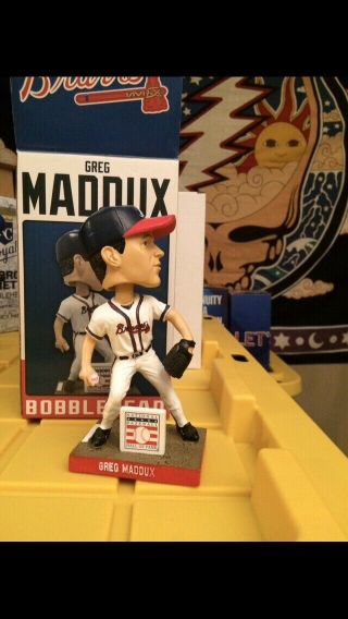 Greg Maddux Bobblehead Atlanta Braves Sga Hall Of Fame Mlb Baseball Chicago Cubs