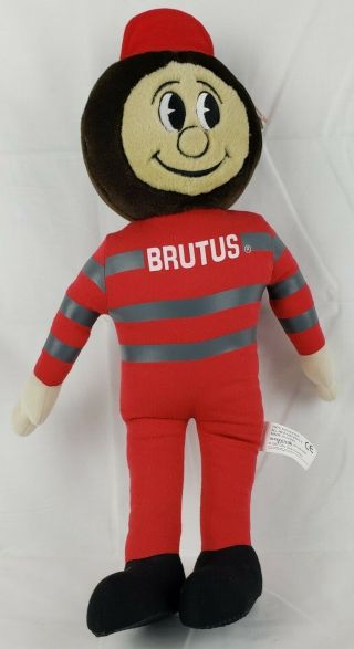 Osu Brutus Buckeye Ohio State Football 16” Plush/stuffed Mascot
