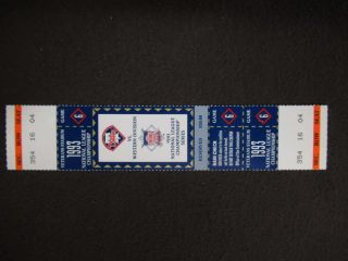 1993 Nlcs Game 6 Philadelphia Phillies Vs Braves Ticket Pennant Clincher Tx84
