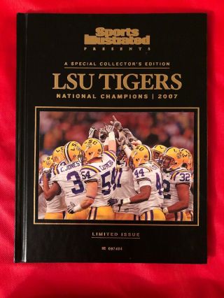 2007 Lsu Tigers Football 1 Sports Illustrated Commemorative Collector Book