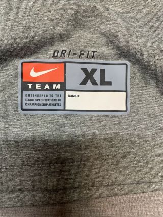 Georgia Bulldogs UGA Nike Football Team Issued Dri Fit Tee Shirt XL XTRA LARGE 3
