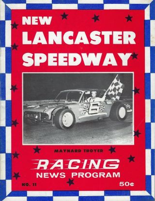 1969 Lancaster Speedway Modified Program - Maynard Troyer - Db