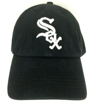 Chicago White Sox Hat Baseball Cap Logo Curved Bill Mlb 47 Brand Fitted Size Xl