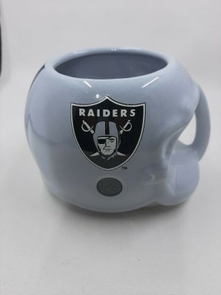 Vintage Oakland Raiders Nfl Football Helmet Mug Coffee Cup Sports Concepts 1986