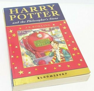 Harry Potter And The Philosophers Stone J.  K.  Rowling 2001 1st Edition Paperback