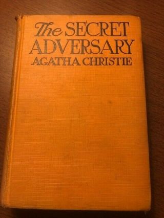 The Secret Adversary - Agatha Christie G & D Hardback 1st Edition 1922 Good