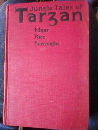 Jungle Tales Of Tarzan By Edgar Rice Burroughs 1919,  First/1st,  Illustrated