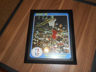 Michael Jordan 8  X 10 " Framed Star 85